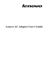 Lenovo 57Y4600 User Guide