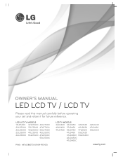 LG 47LE530C User Manual