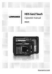 Lowrance HDS-9 Gen2 Touch Operation Manual