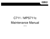 Oki C711DW Maintenance Manual