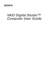 Sony PCV-RX780 VAIO User Guide