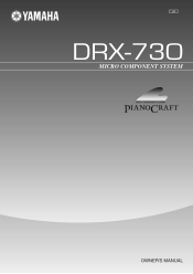 Yamaha DRX-730 User Manual