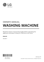 LG WD300CW Owners Manual