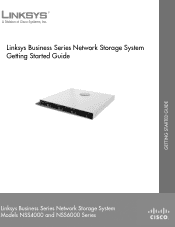 Linksys NSS4100 Cisco NSS4000 and NSS6000 Series Network Storage System Getting Started Guide