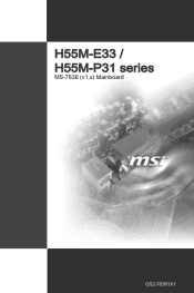 MSI H55M User Guide