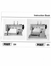 Pfaff 86 Owner's Manual