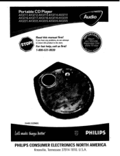 Philips AX3213 User manual