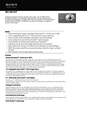 Sony DSC-W610 Marketing Specifications (Pink model)
