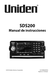 Uniden SDS200 Spanish Owner Manual