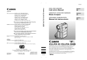 Canon Elura 20MC Elura 10 and Elura 20MC Instruction Manual