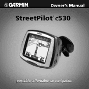 Garmin StreetPilot C530 Owner's Manual