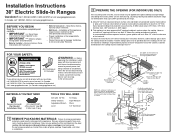 GE PS968SPSS Installation Instructions