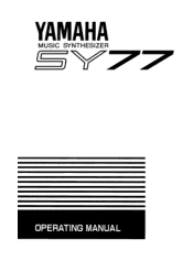 Yamaha SY77 Owner's Manual (image)
