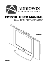 Audiovox FP1510 User Manual