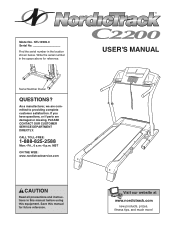 NordicTrack C2200 Treadmill User Manual