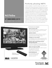 ViewSonic N3760W N3760w PDF Spec Sheet