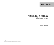 Fluke 180LR User Manual