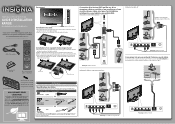 Insignia NS-46E480A13A Quick Setup Guide (French)
