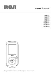 RCA M4102 User Manual - M4102 (Spanish)