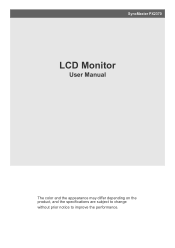 Samsung PX2370 User Manual (user Manual) (ver.1.0) (English)