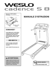 Weslo Cadence S 8 Italian Manual