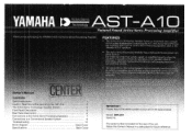 Yamaha AST-A10 Owner's Manual