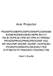Acer P5530i User Manual