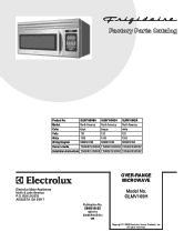 Frigidaire GLMV169HB Parts Catalog