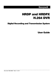 Honeywell HRDP16D50 User Guide