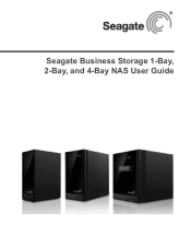 Seagate STBN8000100 Seagate Business Storage 1-Bay, 2-Bay, and 4-Bay NAS User Guide