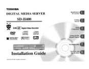 Toshiba SD-H400-S-TU Installation Guide