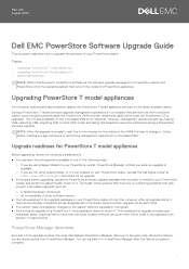 Dell PowerStore 5000T EMC PowerStore Software Upgrade Guide
