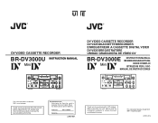 JVC BR-DV3000UB BR-DV3000U Pro-DV recorder 71 page instruction manual