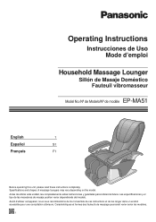 Panasonic EP-MA51KU EP-MA51KU Owner's Manual (Spanish)