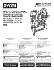 Ryobi P854 User Manual