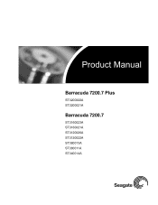 Seagate ST3200822A Barracuda 7200.7 PATA Product Manual