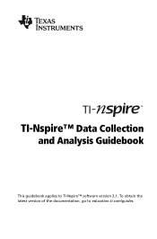 Texas Instruments TINSPIRE Data Collection Guidebook