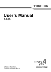 Toshiba Satellite A100 User Manual