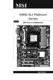 MSI K9N2 SLI PLATINUM User Guide