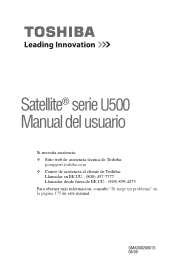 Toshiba Satellite U505 User Guide