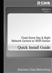 D-Link DCS-6111 Quick Installation Guide