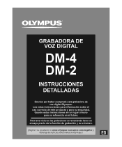 Olympus DM-4 DM-4 Instrucciones Detalladas (Espa?ol)