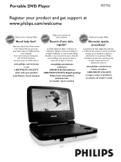 Philips PET702 User manual