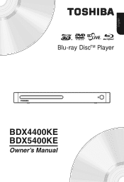 Toshiba BDX5400KU Owners Manual