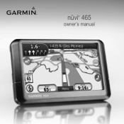 Garmin Nuvi 465T Owner's Manual