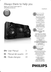 Philips FWM211 User manual