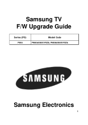 Samsung PN58A550S1F User Manual