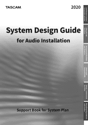 TASCAM DA-6400 TASCAM System Design Guide for Audio Installation 2020