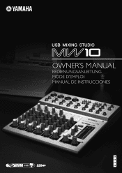 Yamaha MW10 Owner's Manual