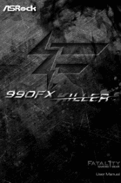 ASRock Fatal1ty 990FX Killer User Manual